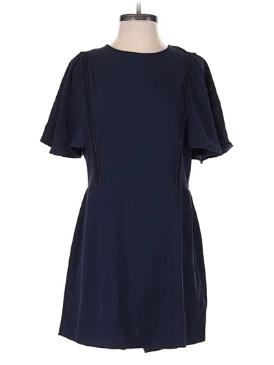 Pre-owned New York And Company Romper In Blue