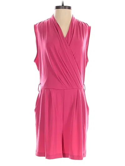 Pre-owned New York And Company Romper In Pink