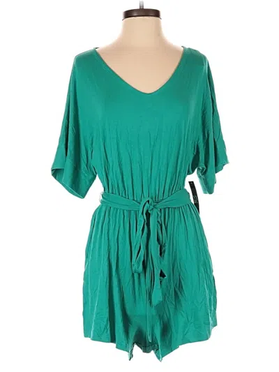 Pre-owned New York And Company Romper In Teal