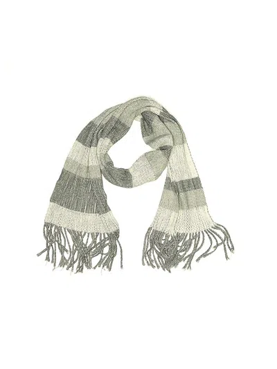Pre-owned New York And Company Scarf In Gray