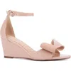 New York And Company Shelby Wedge Sandal In Brown