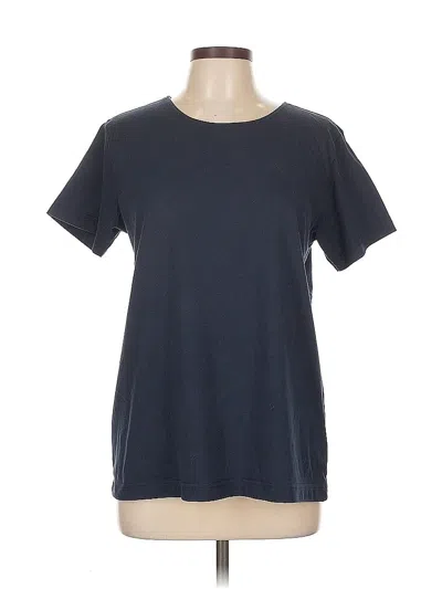 Pre-owned New York And Company Short Sleeve T-shirt In Gray