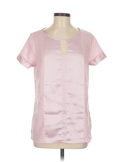 Pre-owned New York And Company Short Sleeve T-shirt In Pink