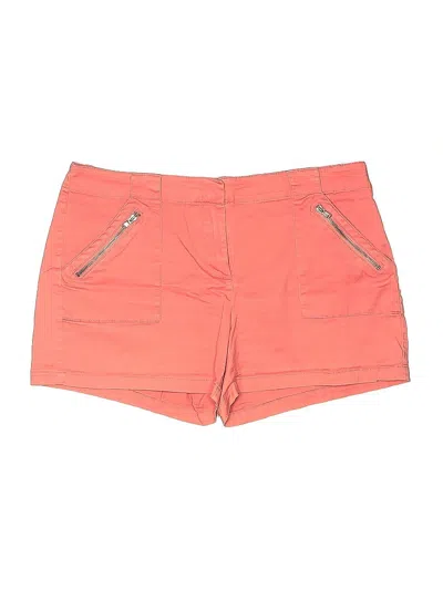 Pre-owned New York And Company Shorts In Orange