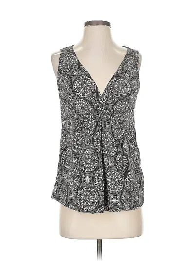 Pre-owned New York And Company Sleeveless Blouse In Black