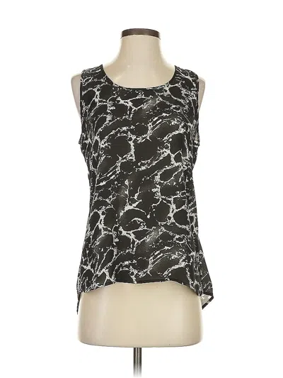 Pre-owned New York And Company Sleeveless Blouse In Black