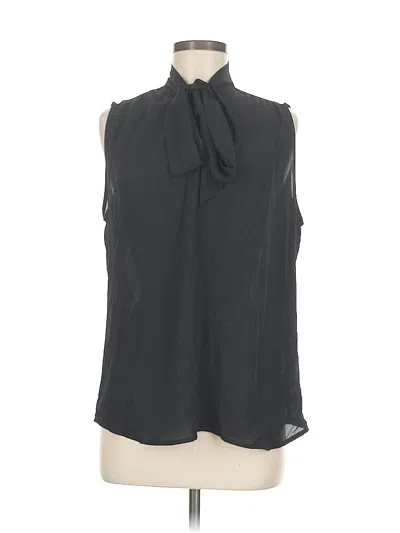 Pre-owned New York And Company Sleeveless Blouse In Black
