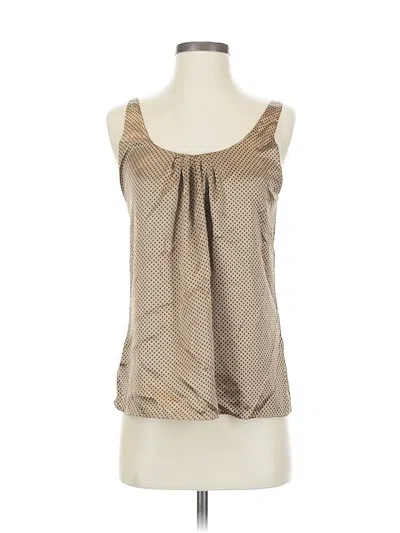 Pre-owned New York And Company Sleeveless Blouse In Brown