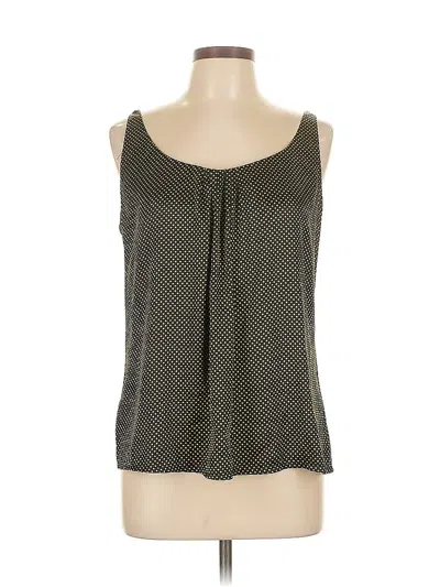 Pre-owned New York And Company Sleeveless Blouse In Green