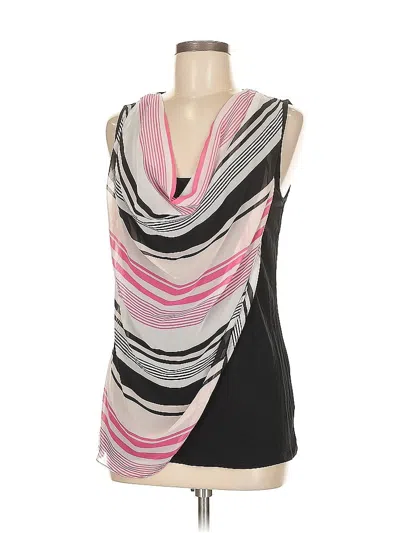 Pre-owned New York And Company Sleeveless Blouse In Pink