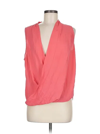Pre-owned New York And Company Sleeveless Blouse In Pink