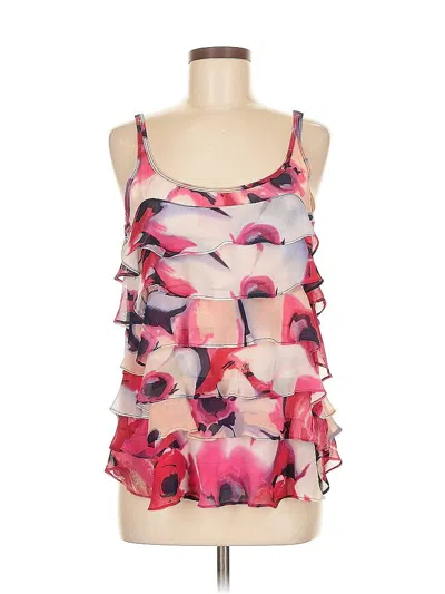 Pre-owned New York And Company Sleeveless Blouse In Pink