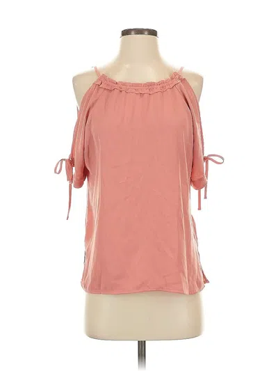 Pre-owned New York And Company Sleeveless Blouse In Pink