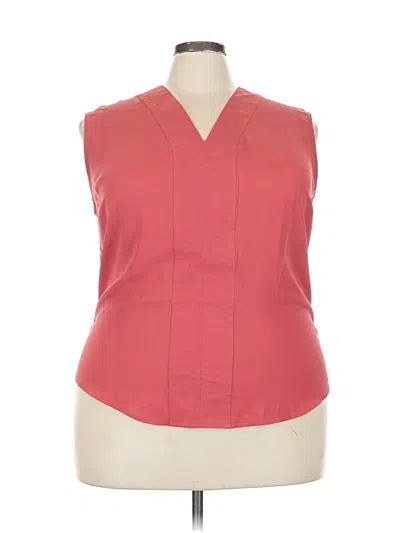 Pre-owned New York And Company Sleeveless Blouse In Pink