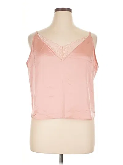 New York And Company Sleeveless Blouse In Pink