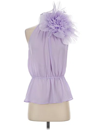 New York And Company Sleeveless Blouse In Purple