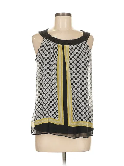 Pre-owned New York And Company Sleeveless Blouse In Yellow
