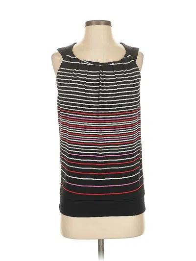 Pre-owned New York And Company Sleeveless T-shirt In Black