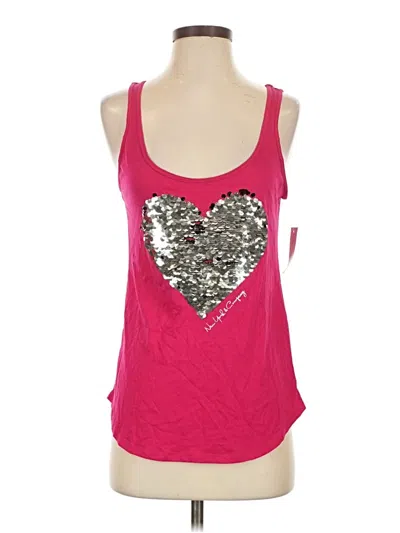 New York And Company Sleeveless Top Pink Sweetheart Neckline Tops
