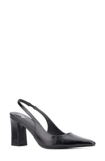 New York And Company Theresa Slingback Pump In Black