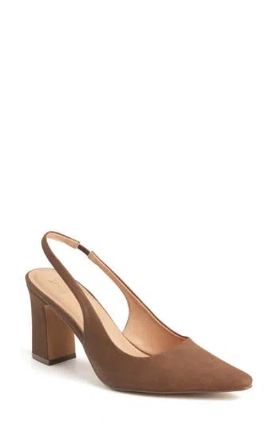 New York And Company Theresa Slingback Pump In Brown
