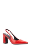 New York And Company Theresa Slingback Pump In Red