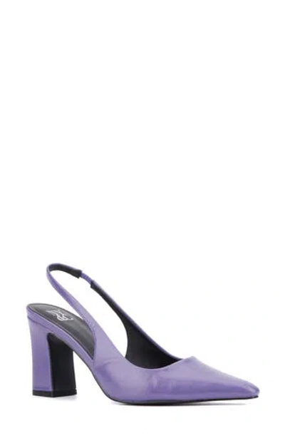 New York And Company Theresa Slingback Pump In Violet