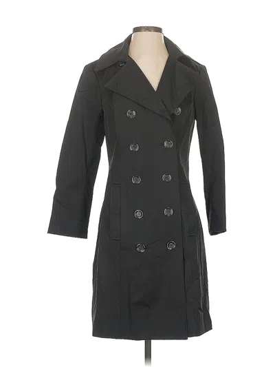 Pre-owned New York And Company Trenchcoat In Gray