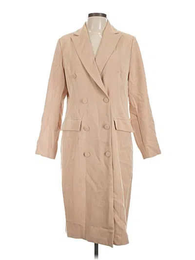 Pre-owned New York And Company Trenchcoat In Tan