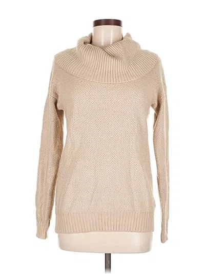Pre-owned New York And Company Turtleneck Sweater In Brown