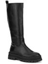 New York And Company Viv Boot Womens Tall Platform Knee-high Boots In Black