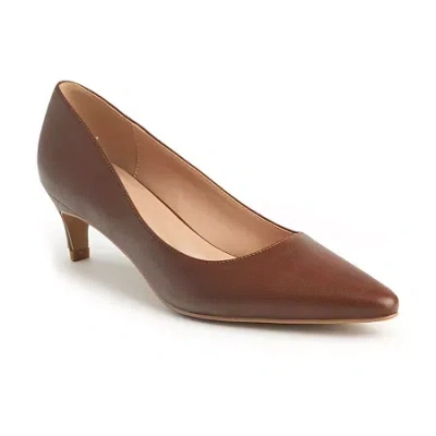 New York And Company Womens Kaelyn Heeled Sandals In Brown