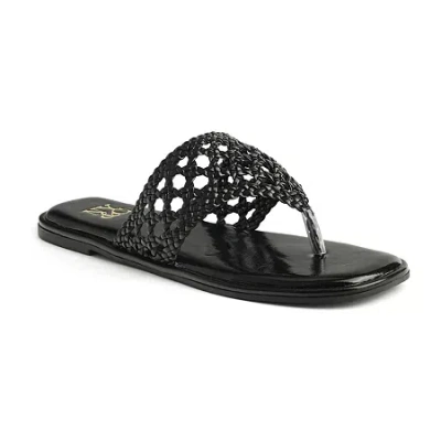 New York And Company Womens Phillipa Slide Sandals In Black