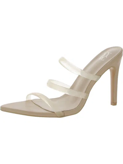 New York And Company Womens Slip On Dressy Heels In Multi