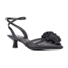 New York And Company Womens Violetta Heeled Sandals In Black
