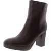 New York And Company Womens Zipper Faux Leather Mid-calf Boots