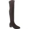 New York And Company Rana Faux Suede Tall Boot In Pink