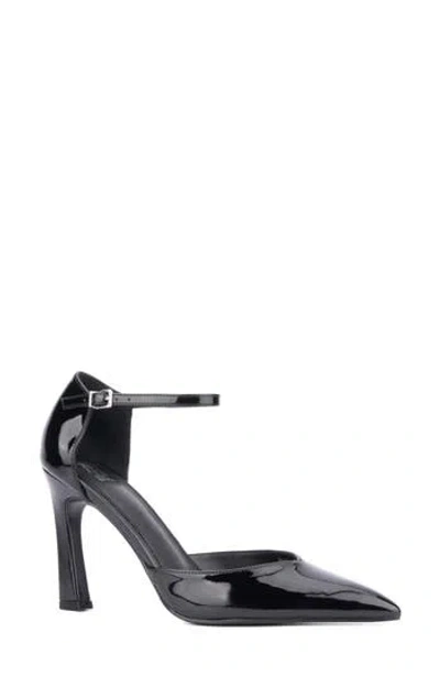 New York And Company Xaria Pump In Black Patent
