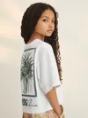 New York Botanical Gardens Khaki 4-9 Yrs | Nybg Floral Oversize T-shirt