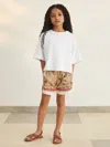 New York Botanical Gardens Khaki 9-13 Yrs | Nybg Floral Oversize T-shirt