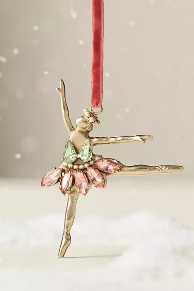 New York City Ballet Ballerina Ornament In Multi