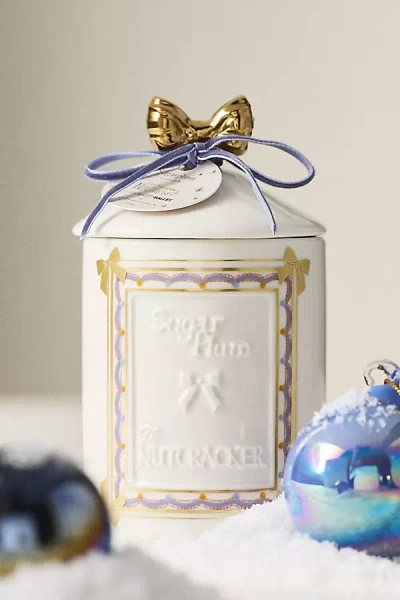 New York City Ballet Nutcracker Fruity Vanilla & Dark Plum Ceramic Candle