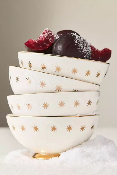 New York City Ballet Stoneware Cereal Bowls, Set Of 4