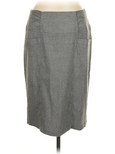 Pre-owned New York Clothing Co. Formal Skirt In Gray