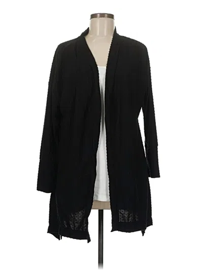 Pre-owned New York Laundry Cardigan Sweater In Black