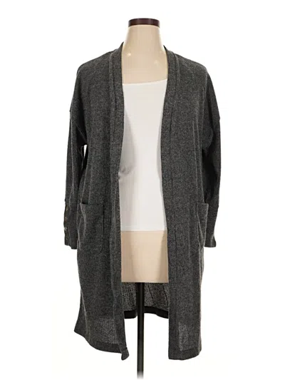 Pre-owned New York Laundry Cardigan Sweater In Gray