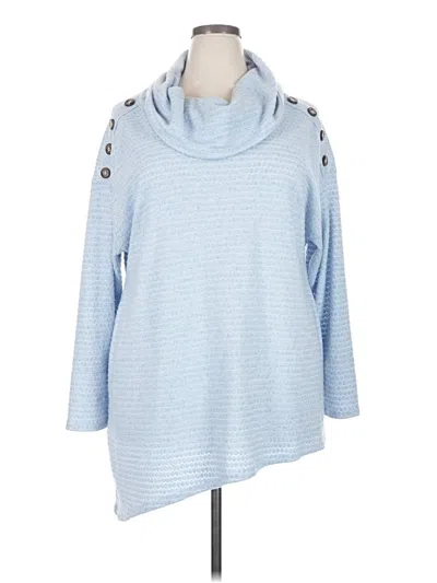 Pre-owned New York Laundry Pullover Sweater In Blue