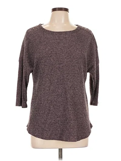 Pre-owned New York Laundry Pullover Sweater In Brown
