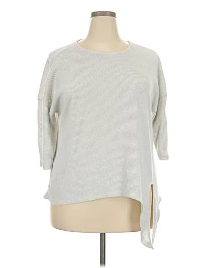 Pre-owned New York Laundry Pullover Sweater In Gray