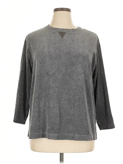 Pre-owned New York Laundry Pullover Sweater In Gray